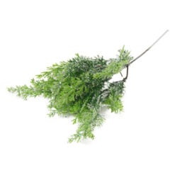 Creanga decorativa Verde/alb cu sclipici 50 CM