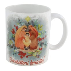 Cana ceramica "Sarbatori Fericite"