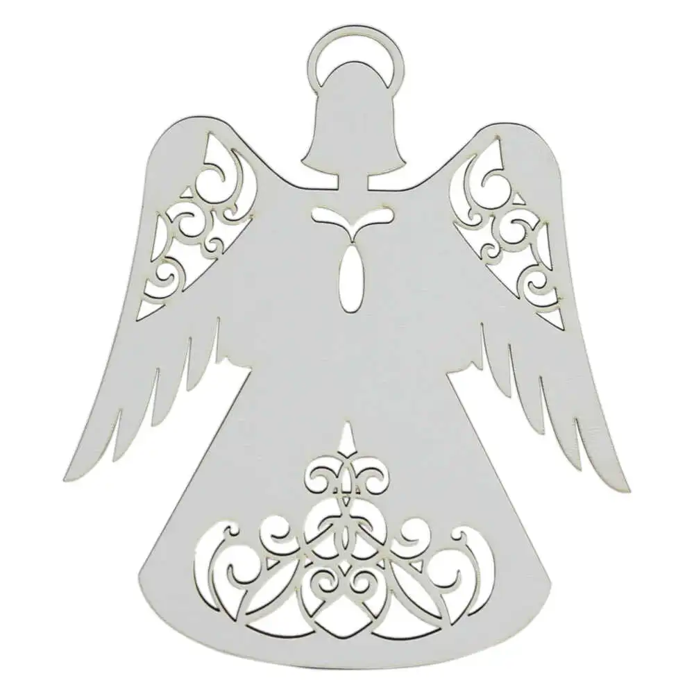 Decoratiune Craciun Ingeras din lemn 15 CM