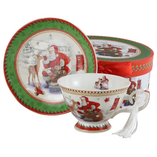 Ceasca din ceramica cu farfurie 150 ml