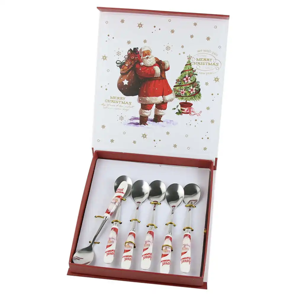 Set 6 lingurite "Sweet Christmas" Set 6 lingurite "Sweet Christmas"