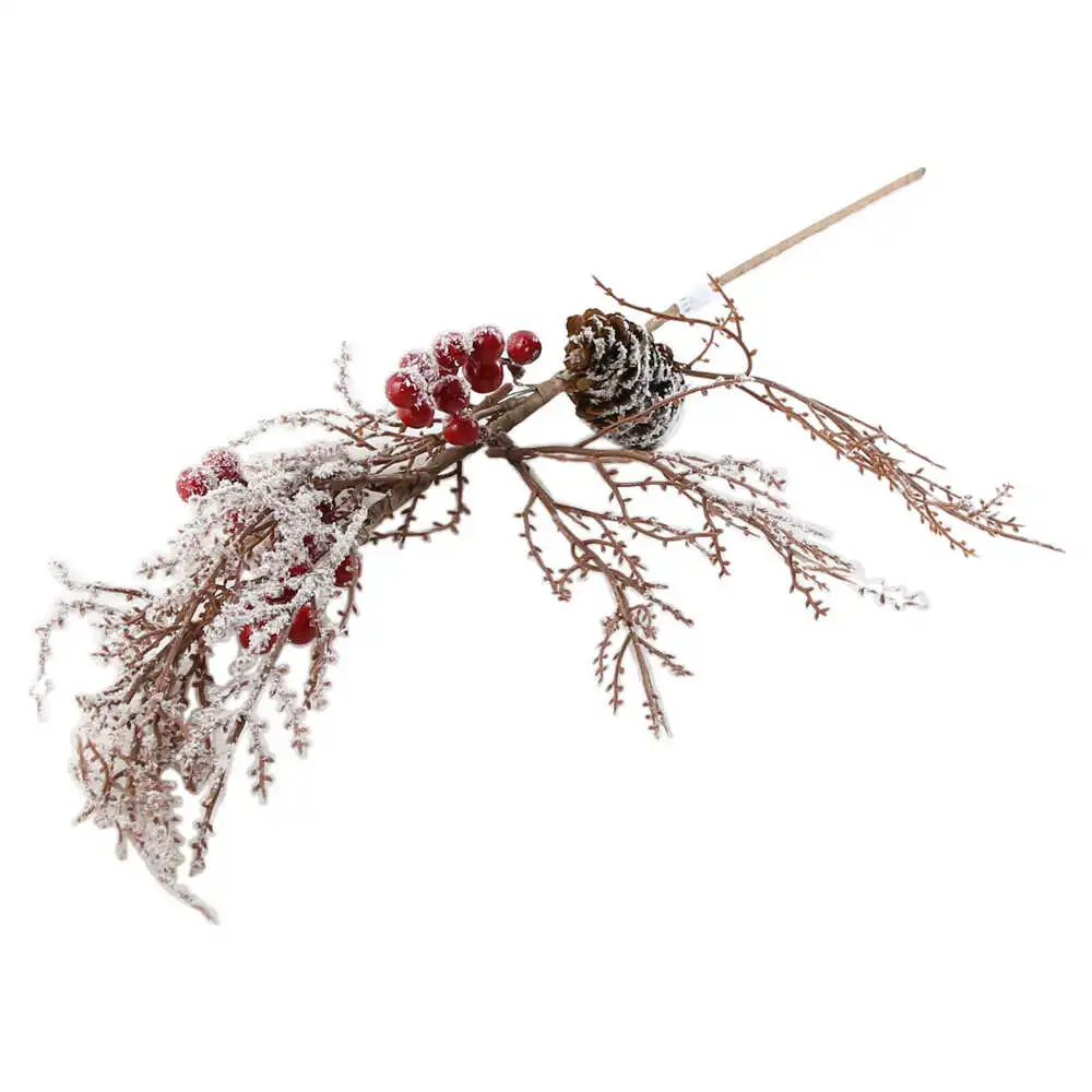 Pick creanga cu bobite si con de brad 70 CM Pick creanga cu bobite si con de brad 70 CM