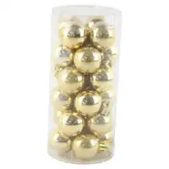 Set 24 globuri din plastic 3 CM