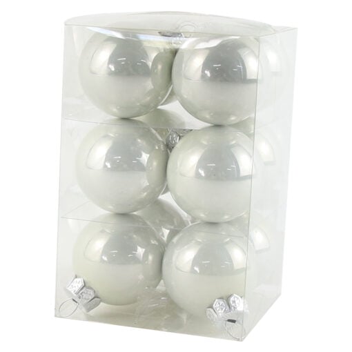 Set 12 globuri din plastic 4 CM