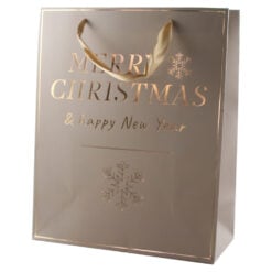 Punga cadou Craciun 26x32 CM - Merry Christmas & Happy New Year