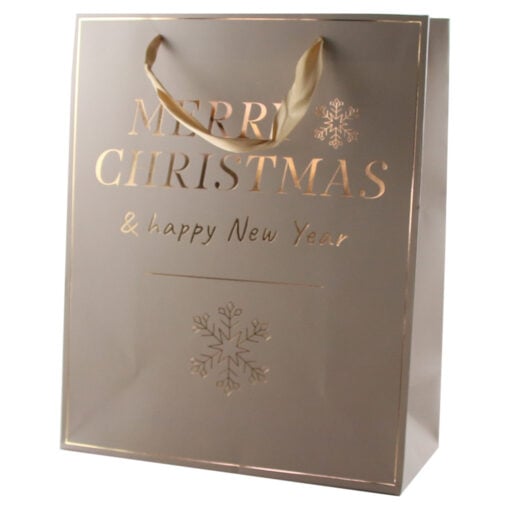 Punga cadou Craciun 26x32 CM - Merry Christmas & Happy New Year