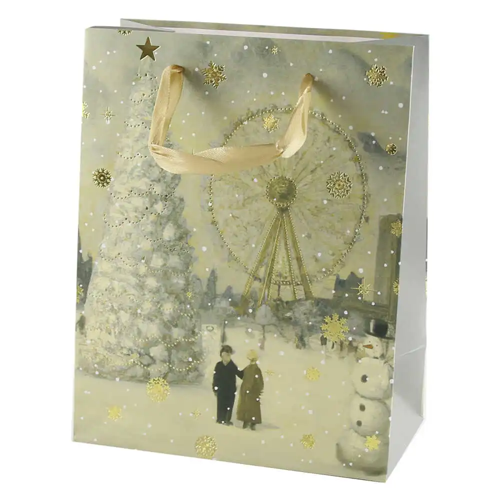 Punga cadou Craciun 18x23 CM - Roata Uriasa Punga cadou Craciun 18x23 CM - Roata Uriasa