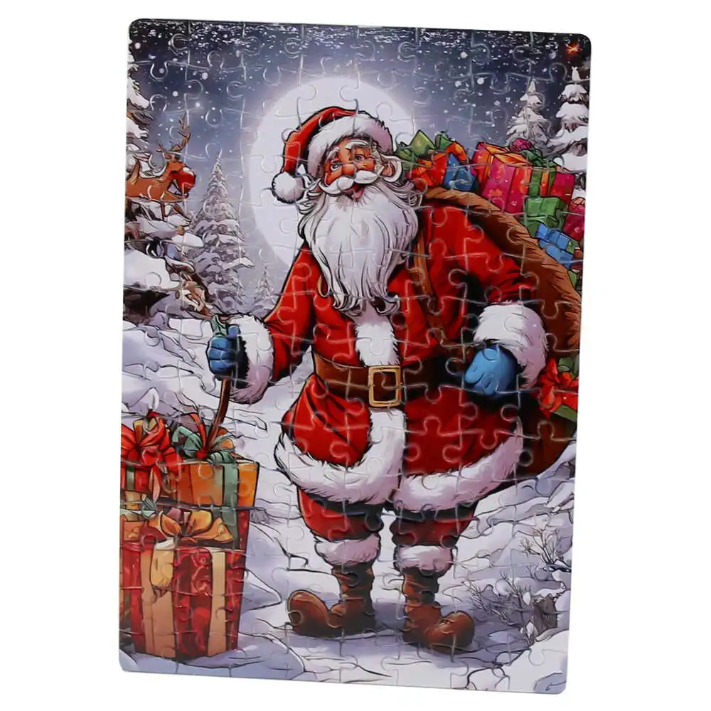 Puzzle 120 piese Mos Craciun Puzzle 120 piese Mos Craciun