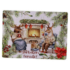 Puzzle 80 piese "Sarbatori Fericite!" Cerbi
