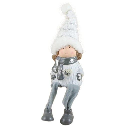 Figurina copil cu caciula si picioare mobile 23 CM