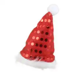 Ornament brad cu clama Caciula de Mos 13 CM