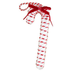 Bastonas decorativ cu agatatoare Candy cane 15 CM