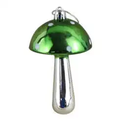 Ornament de brad Ciuperca din plastic 10 CM