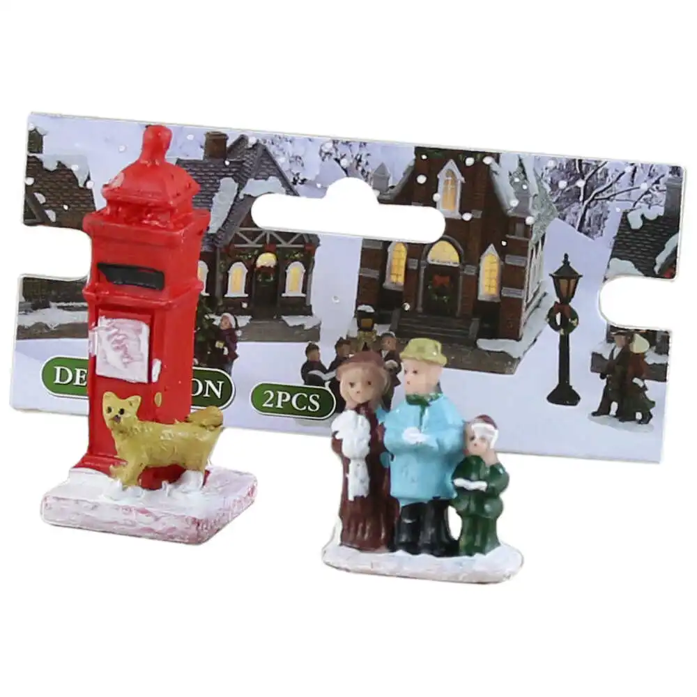 Set figurine din rasina Xmas 6/7 CM Set figurine din rasina Xmas 6/7 CM