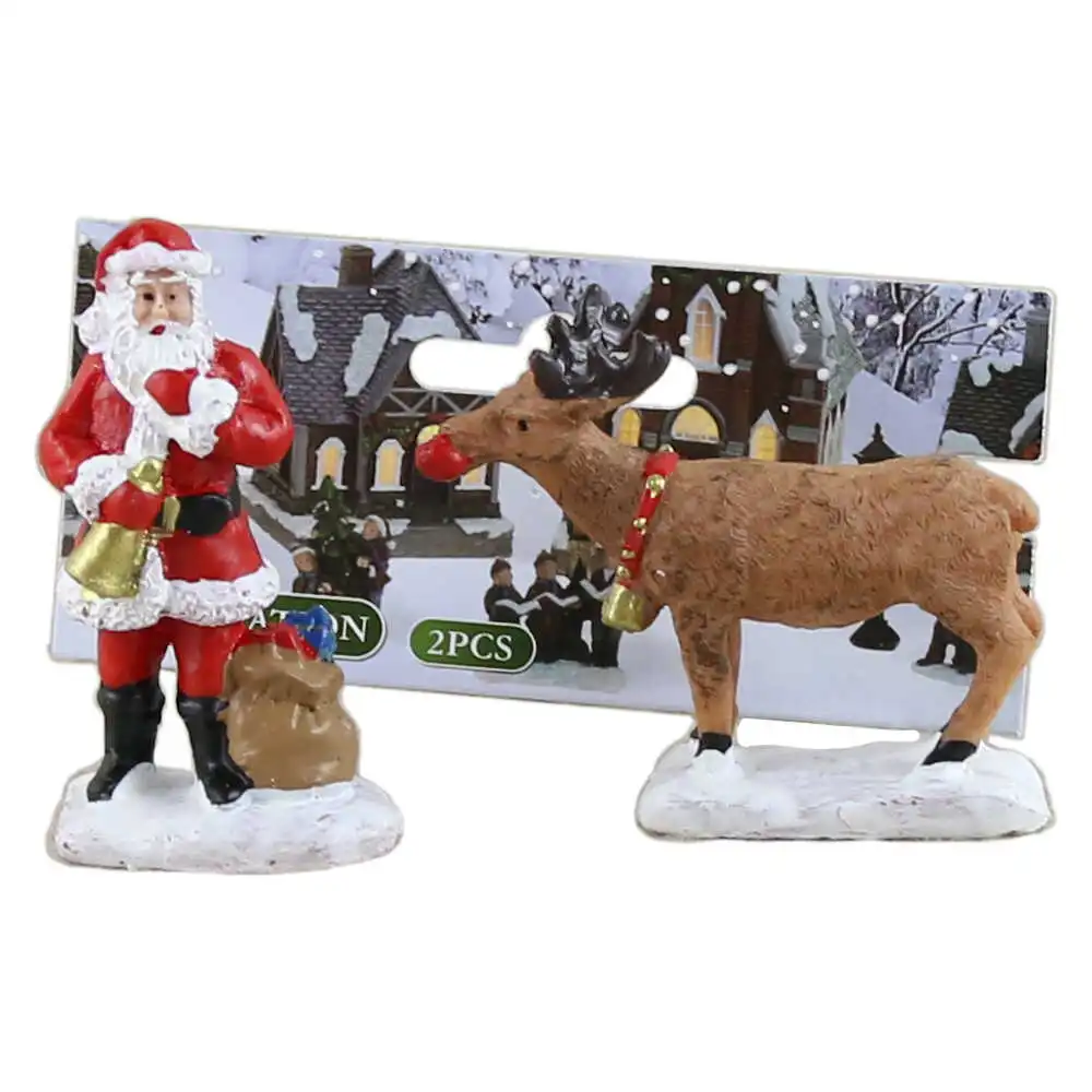 Set figurine din rasina Xmas 6/7 CM Set figurine din rasina Xmas 6/7 CM