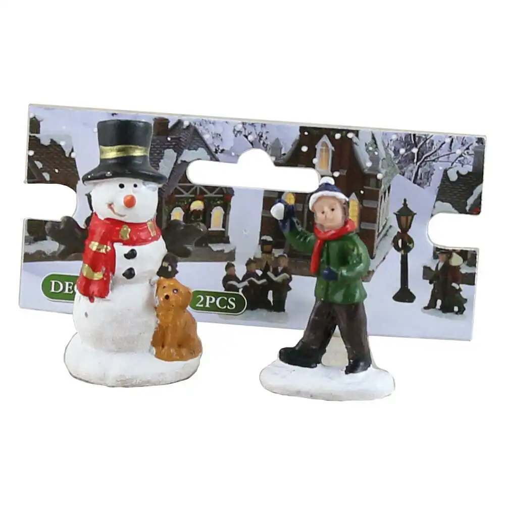 Set figurine din rasina Xmas 6/7 CM Set figurine din rasina Xmas 6/7 CM
