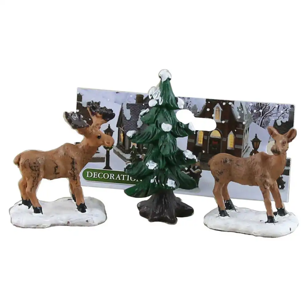 Set figurine din rasina Xmas 6/7 CM Set figurine din rasina Xmas 6/7 CM