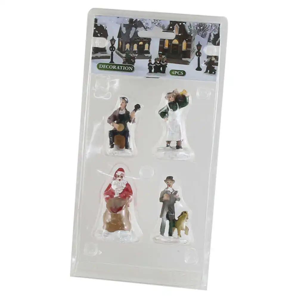 Set 4 figurine din rasina Xmas 6/7 CM Set 4 figurine din rasina Xmas 6/7 CM