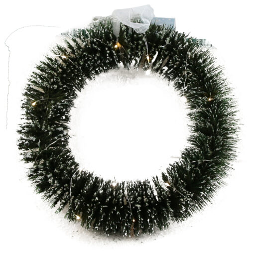 Coroana artificiala cu 20 de leduri 30 CM