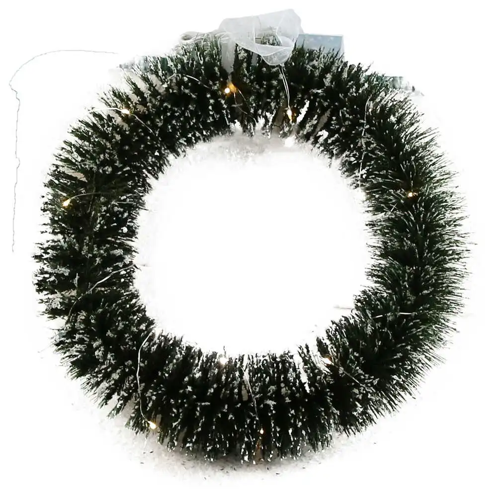 Coroana artificiala cu 20 de leduri 30 CM