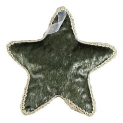 Ornament de brad Stea din textil 12 CM