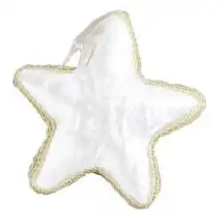 Ornament de brad Stea din textil 12 CM