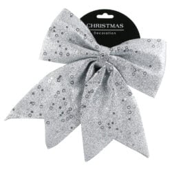 Ornament Fundita Argintiu cu paiete 23x30 CM