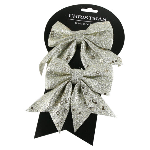Set 2 fundita cu glitter 13 CM