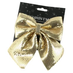 Ornament Fundita aurie cu paiete 14x17 CM