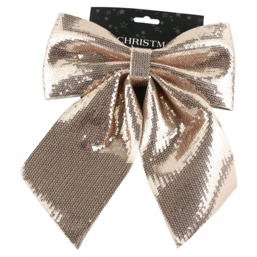 Ornament Fundita Rose gold cu paiete 23x30 CM