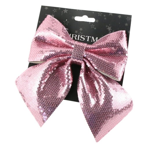 Ornament Fundita Pink cu paiete 14x17 CM