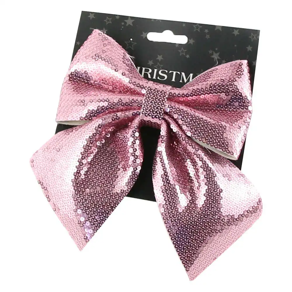 Ornament Fundita Pink cu paiete 14x17 CM