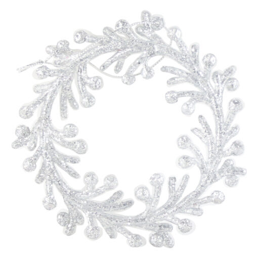 Coronita decor usa acryl cu glitter 14 CM