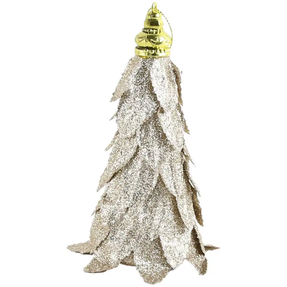 Ornament brad cu glitter Brad 9x16 CM Ornament brad cu glitter Brad 9x16 CM