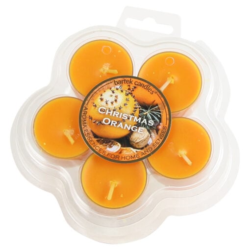Set 5 lumanari parfumate Christmas Orange 3.5 CM