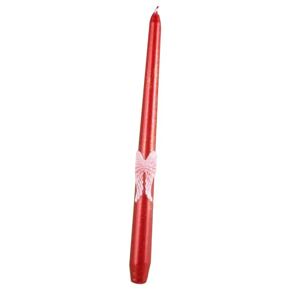 Lumanare conica cu Angel Wings 2x30 CM Lumanare conica cu Angel Wings 2x30 CM