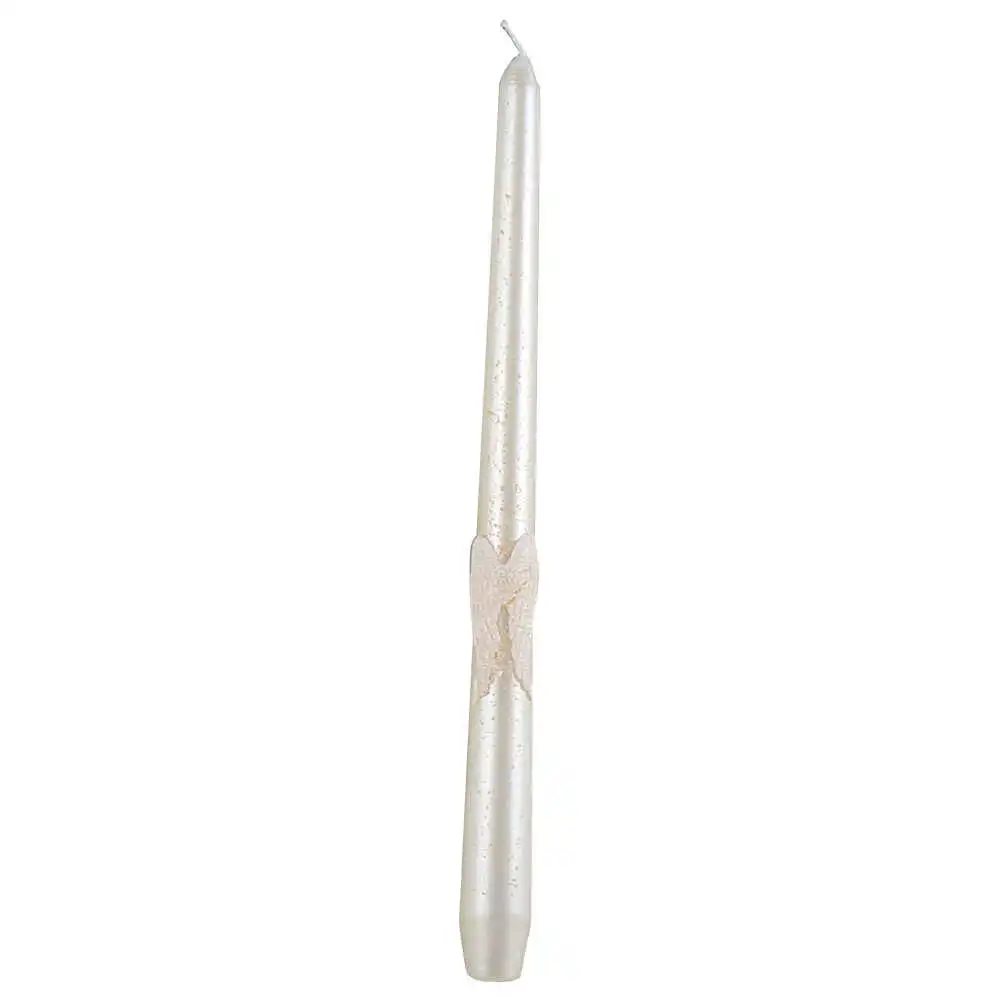 Lumanare conica cu Angel Wings 2x30 CM Lumanare conica cu Angel Wings 2x30 CM