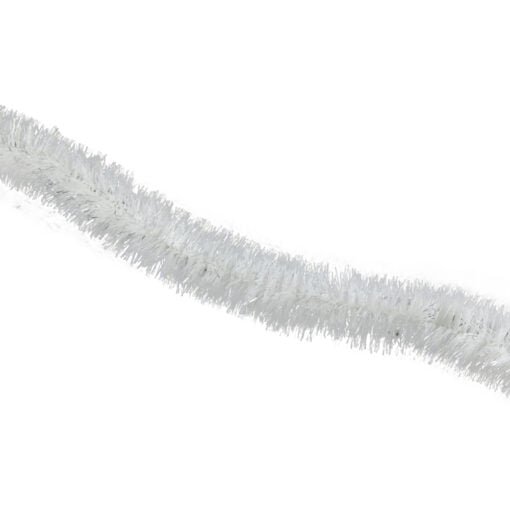 Beteala alb-argintie pentru brad 5x200 CM