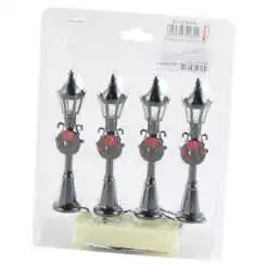 Set decoratiune cu led 4 felinare stradale 12 CM