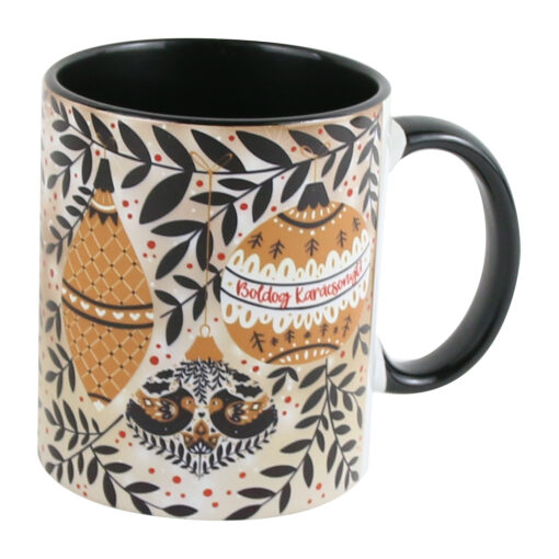 Cana ceramica "Boldog Karcsonyt!" 330 ml