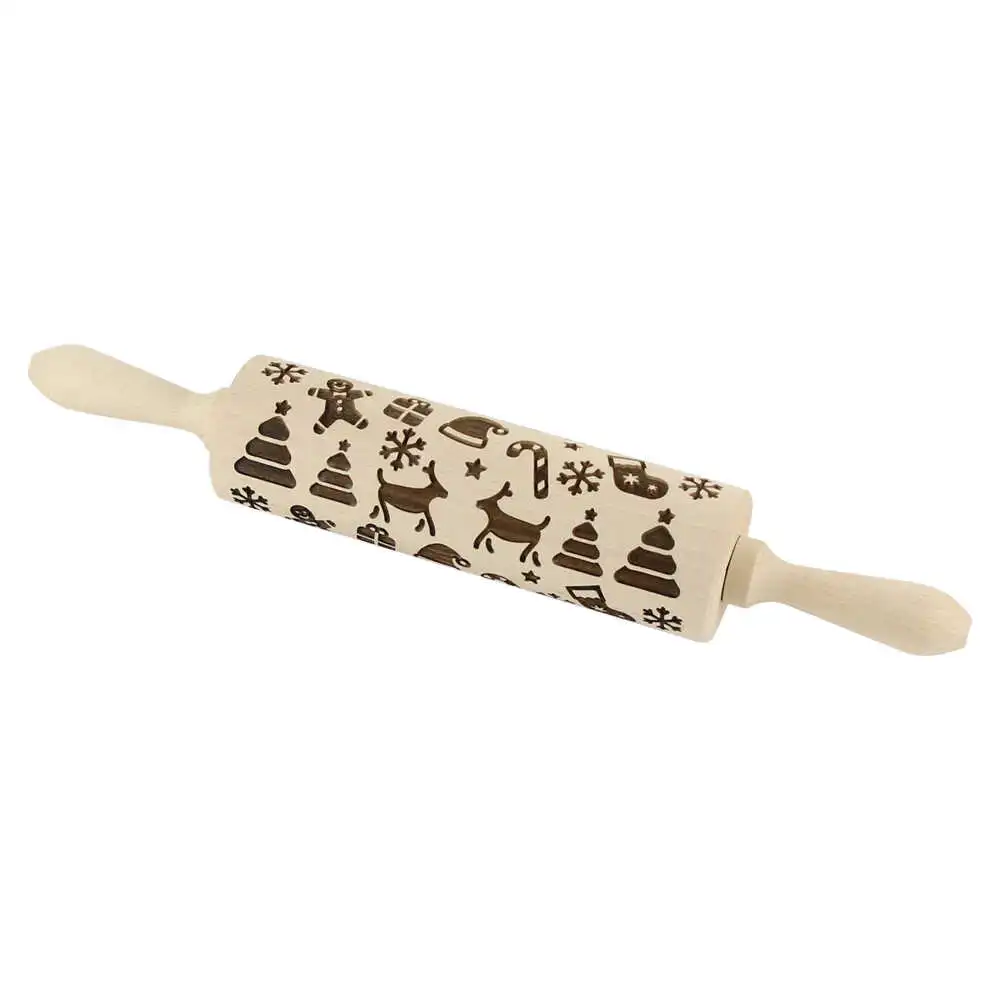 Sucitor din lemn pentru aluat 6x39 CM Sucitor din lemn pentru aluat 6x39 CM