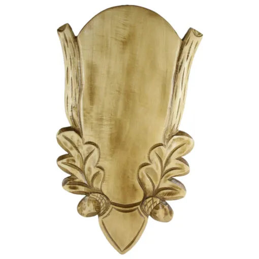 Panoplie sculptata din lemn trofeu Mare 27x50 CM
