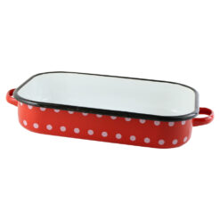 Tava cuptor emailata cu manere 37x25 CM