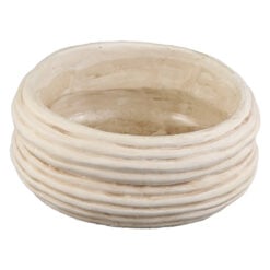 Ghiveci rotund din piatra 18x7 CM