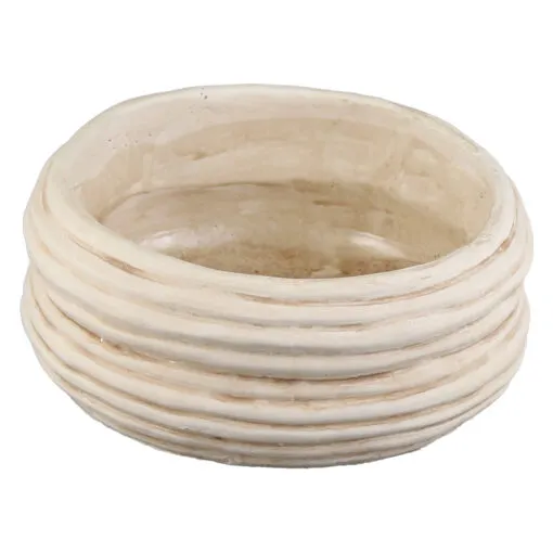 Ghiveci rotund din piatra 18x7 CM