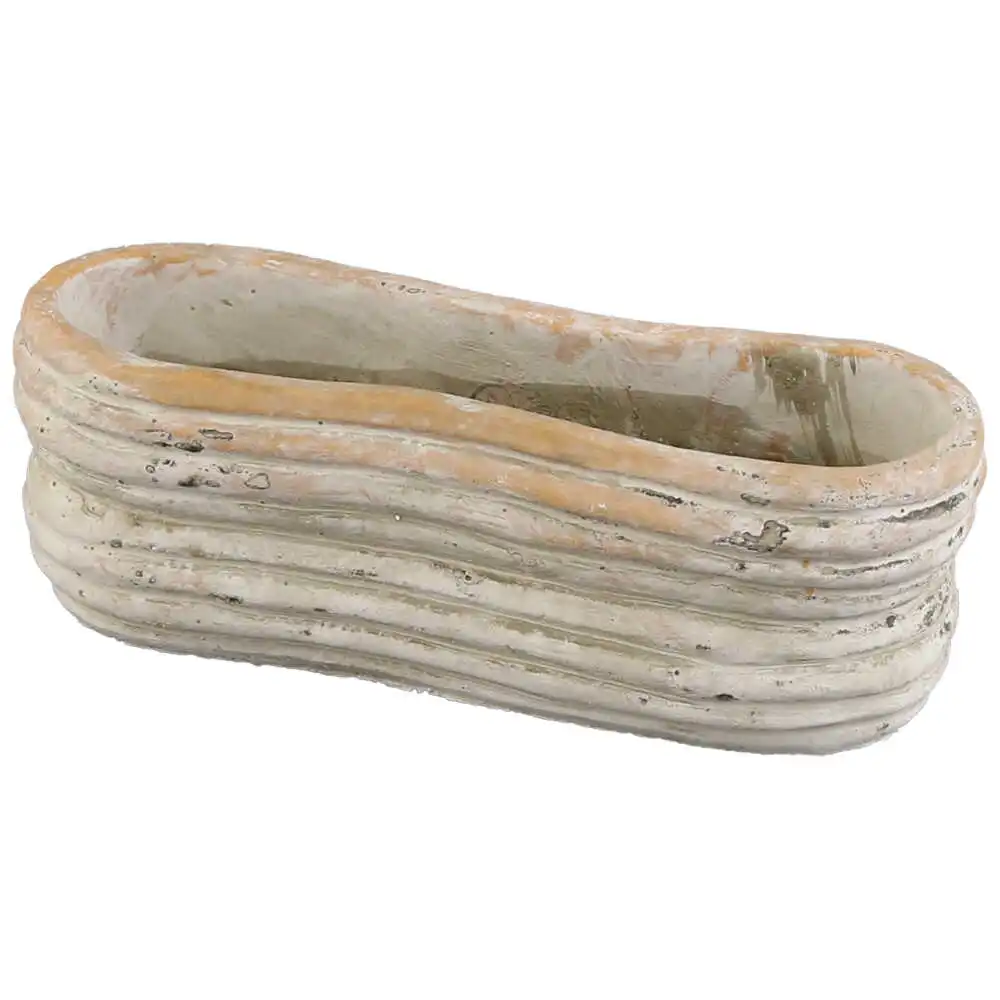 Ghiveci oval din piatra 18x6x6 CM