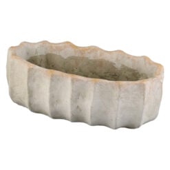 Ghiveci oval din piatra 22x10x8 CM