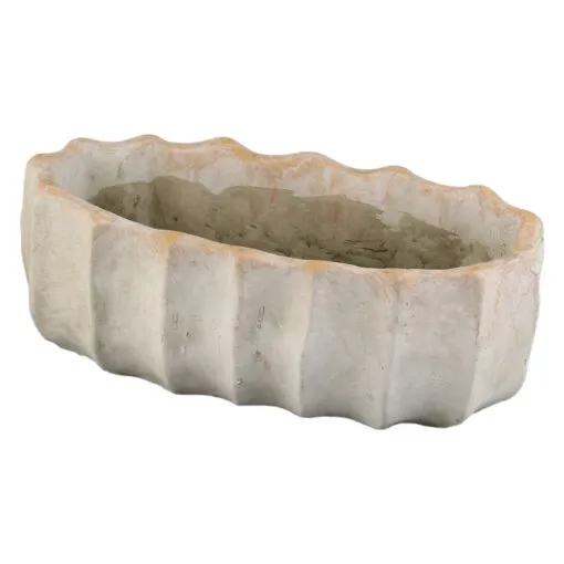 Ghiveci oval din piatra 22x10x8 CM