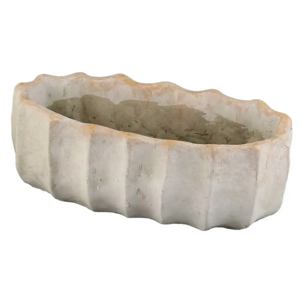 Ghiveci oval din piatra 22x10x8 CM