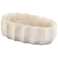 Ghiveci oval din piatra 18x8x7 CM